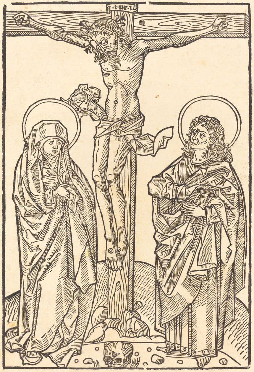 Christus aan het Kruis door German 15th Century