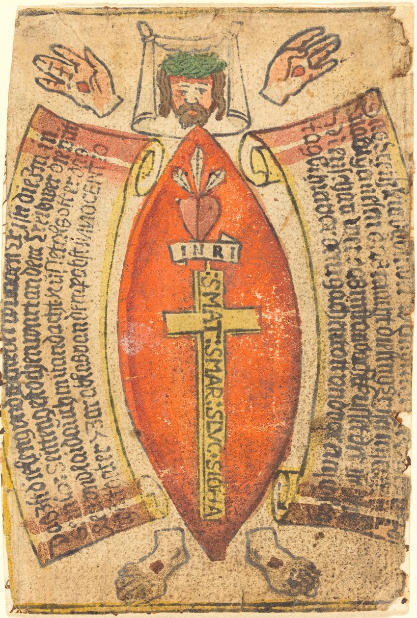 De Maat van de Zijdewond en het Lichaam van Christus door German 15th Century