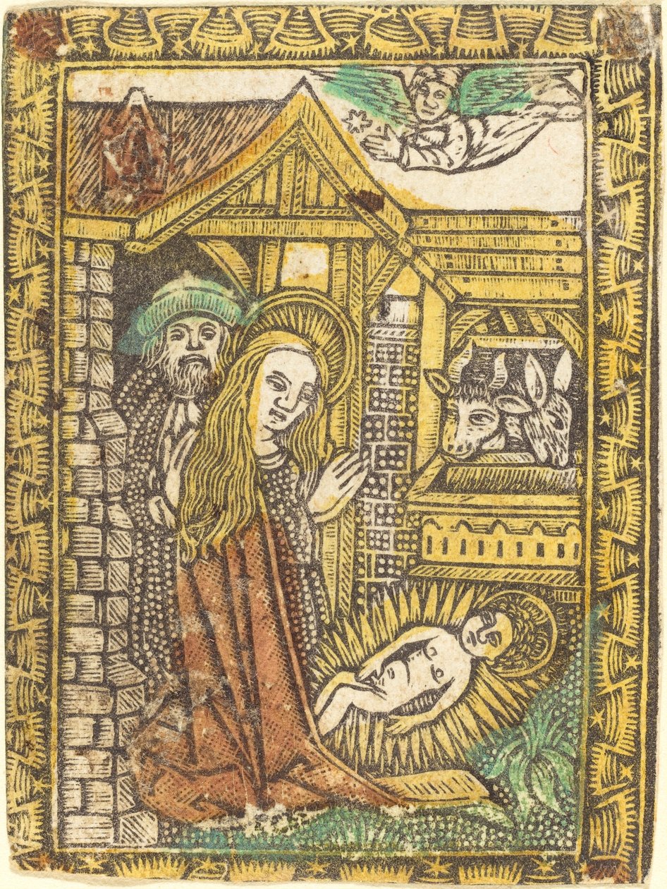 De geboorte van Christus door German 15th Century