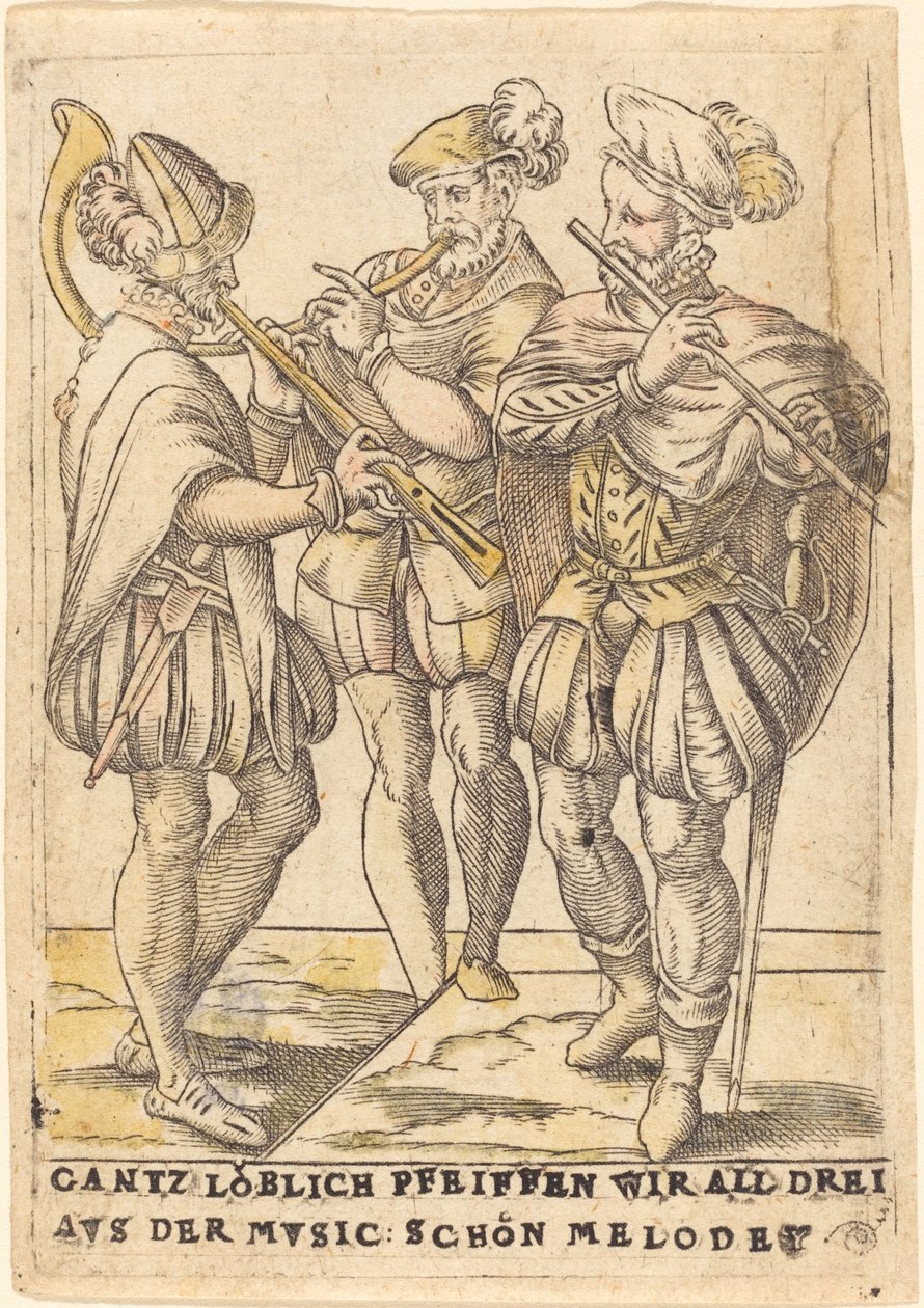 Gantz loblich Pfeiffen wir all drei avs der Mvsic: Schon Melodey door German 16th Century