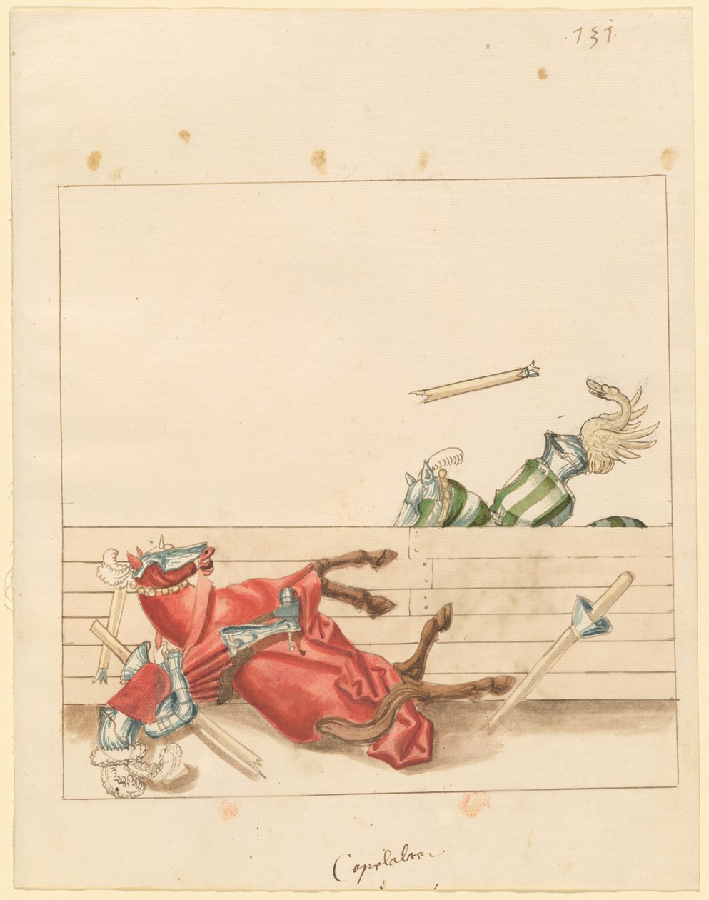 Italiaanse Vredesjoust door German 16th Century