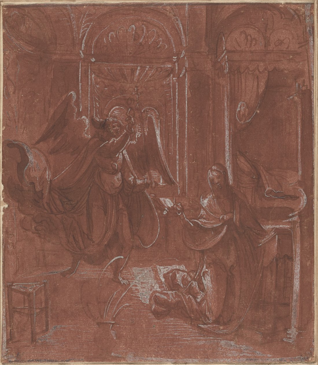 De annunciatie door German 16th Century