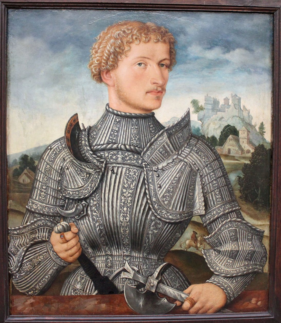 Portret van een heer Rehlinger door German L.M.