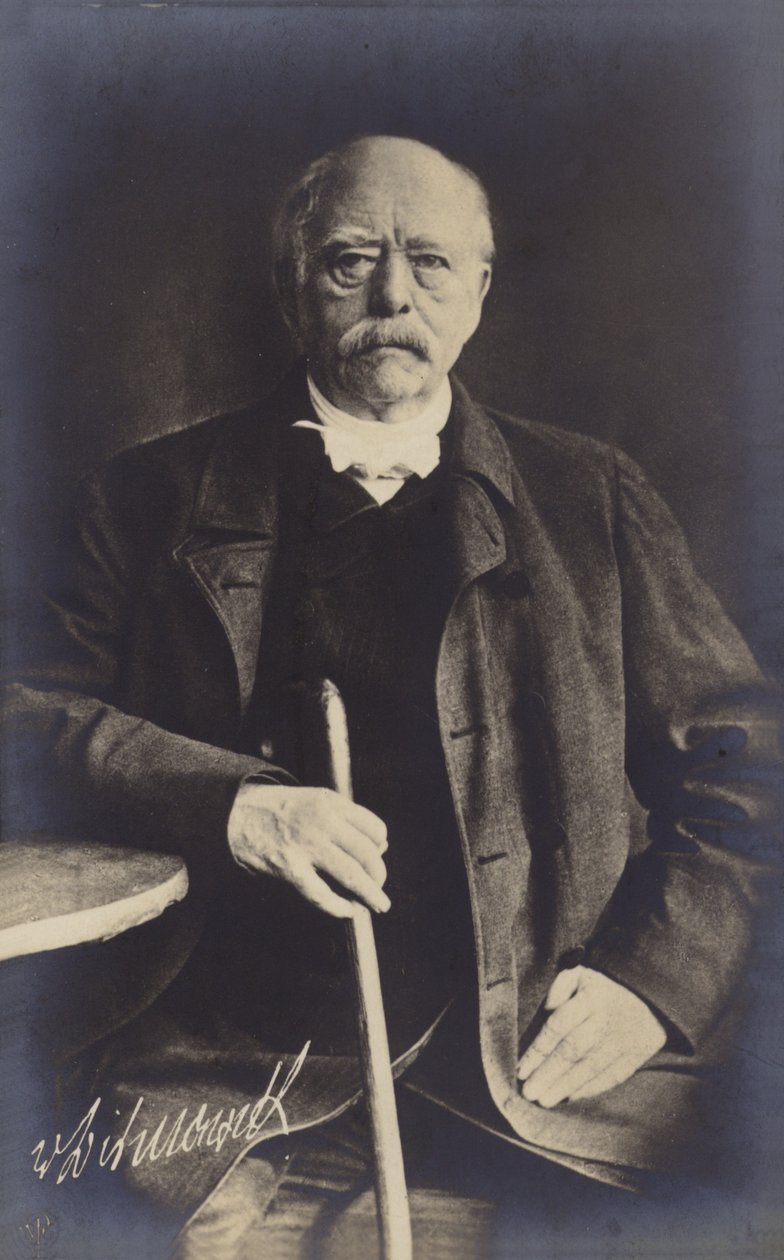 Otto von Bismarck (z/w foto) door German Photographer