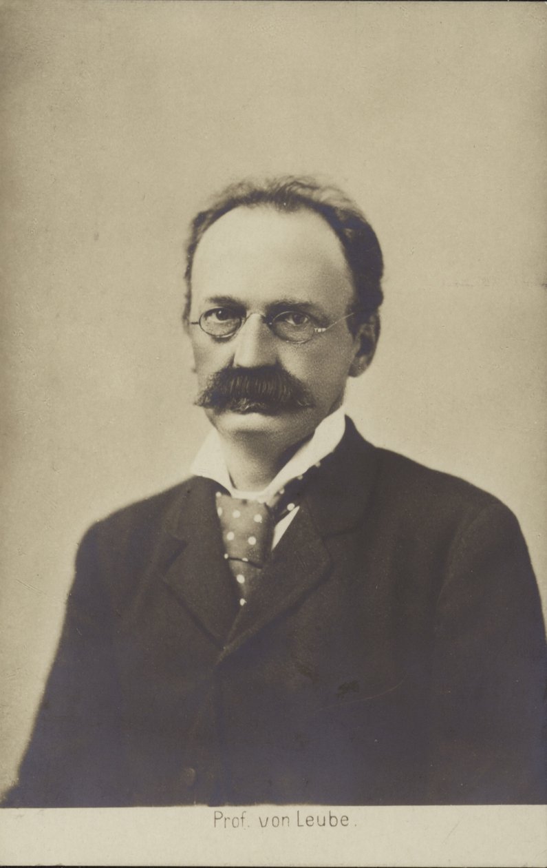 Wilhelm Olivier Leube (z/w foto) door German Photographer
