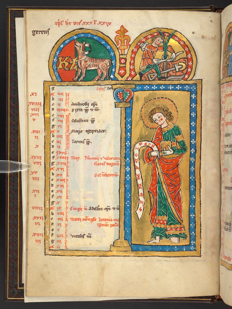 April, deel van 12 Kalenderpagina