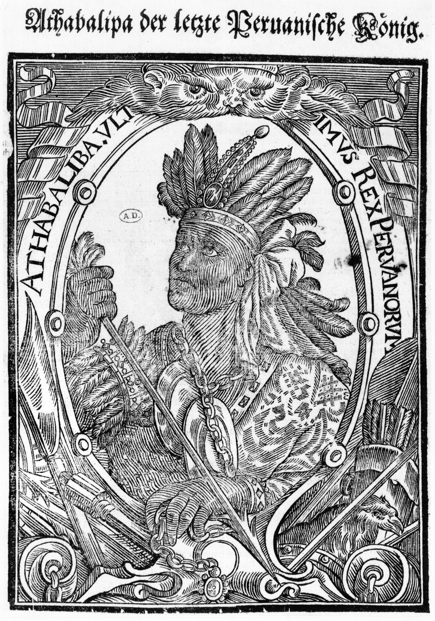 Atahualpa (c.1502-33) door German School