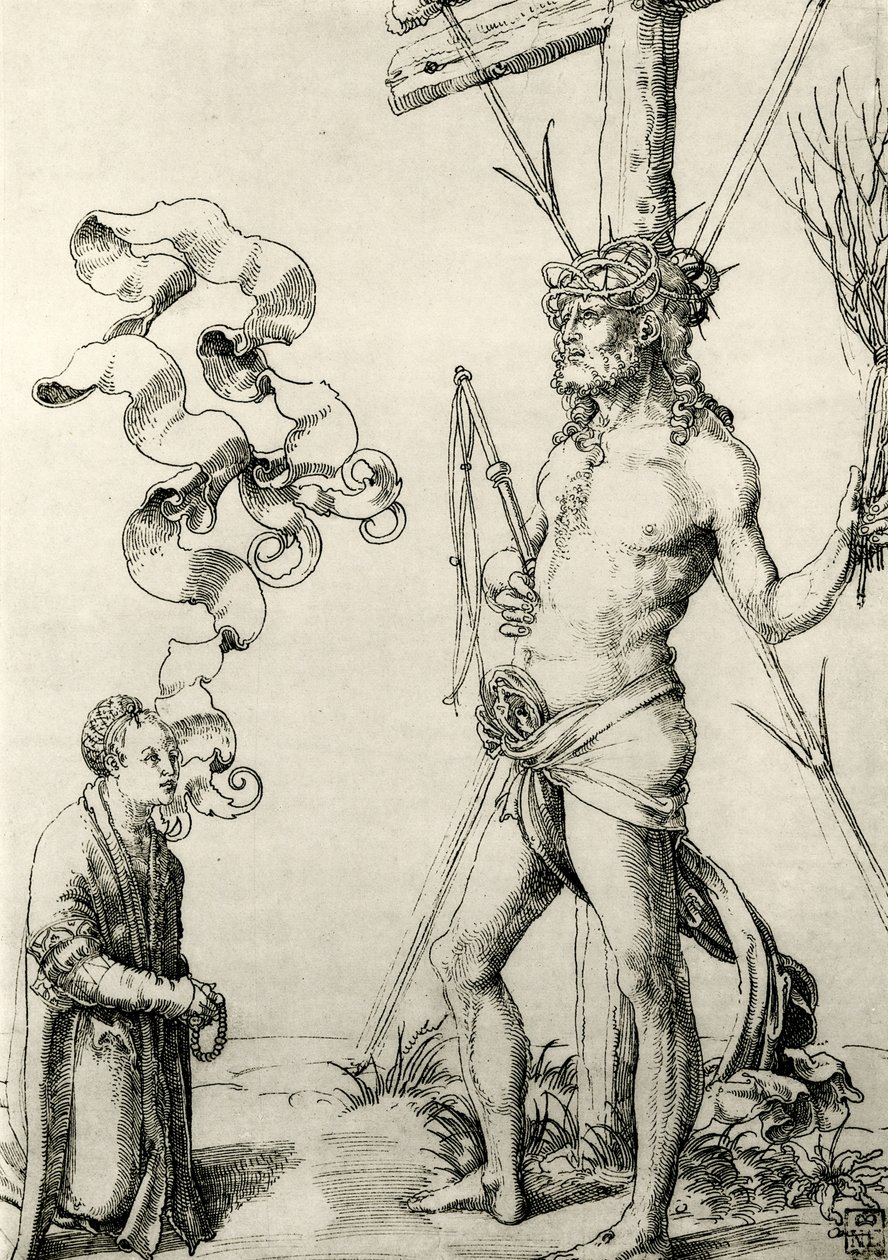 Christus met de martelwerktuigen door German School
