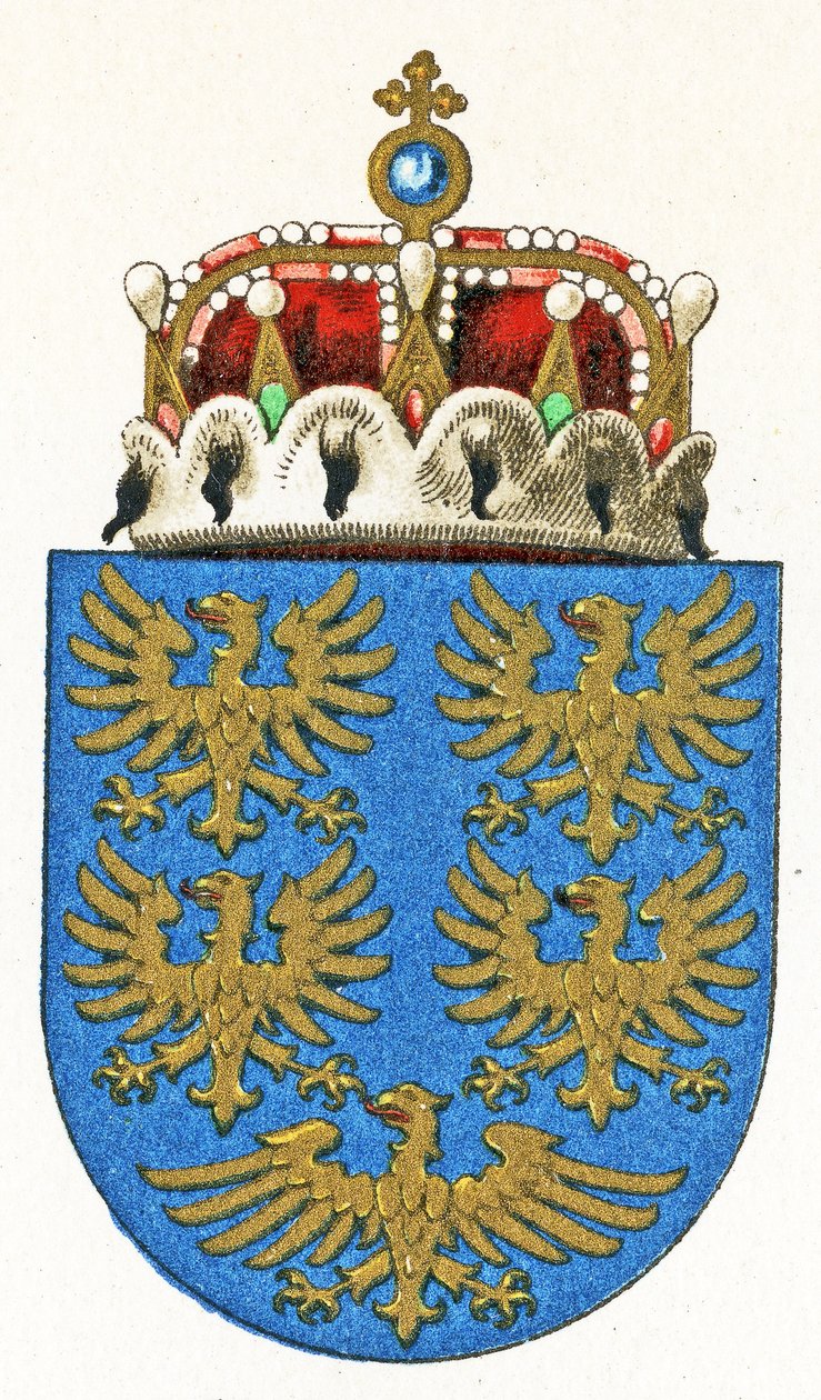 Wapen van Neder-Oostenrijk, ca. 1898 door German School
