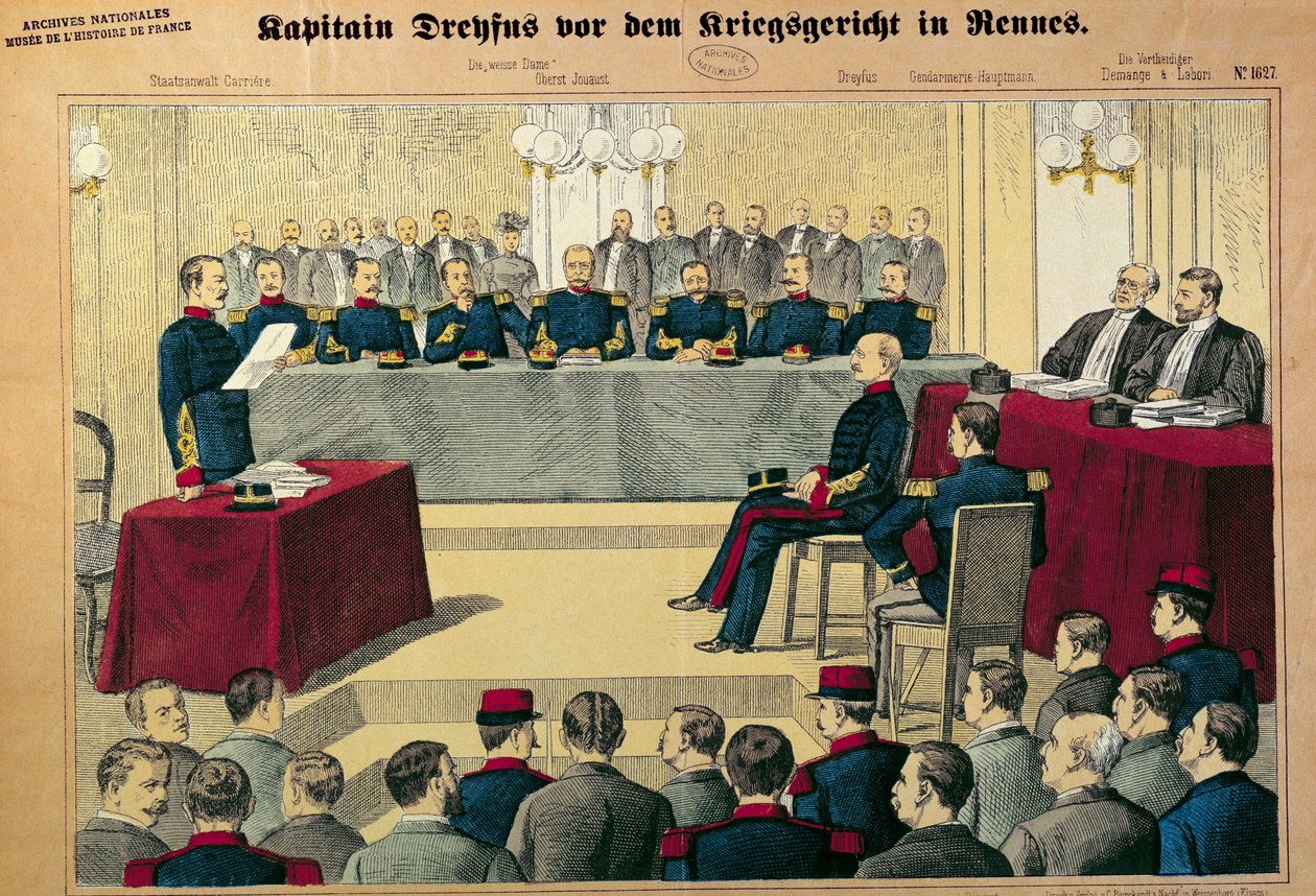 Dreyfus-affaire: het herzieningsproces van kapitein Dreyfus door German School