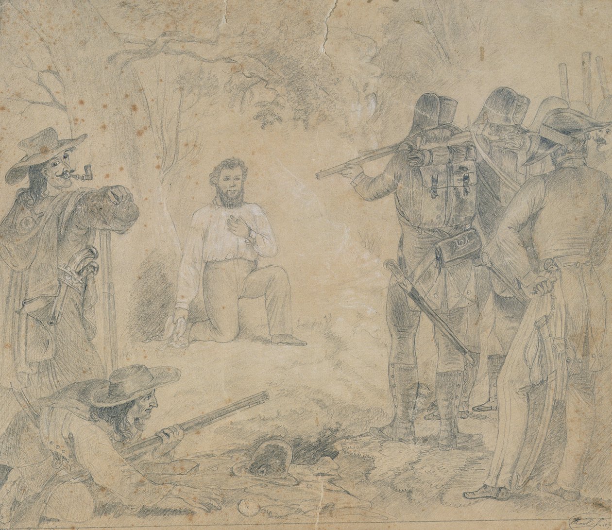 Executie van Robert Blum op 9 november 1848, 1862 door German School