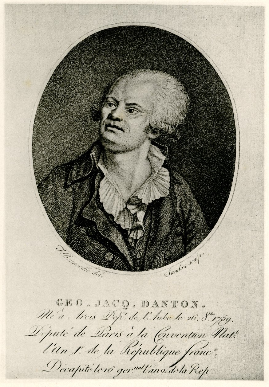 Georges Jacques Danton door German School