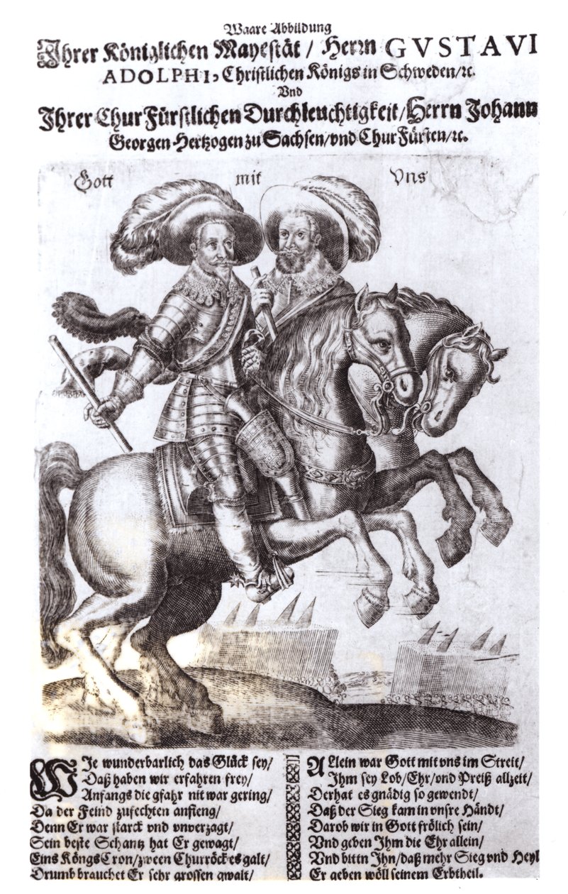 Gustaaf II Adolf (1594-1632) en Gustaaf IV Adolf (1778-1837), Koningen van Zweden door German School