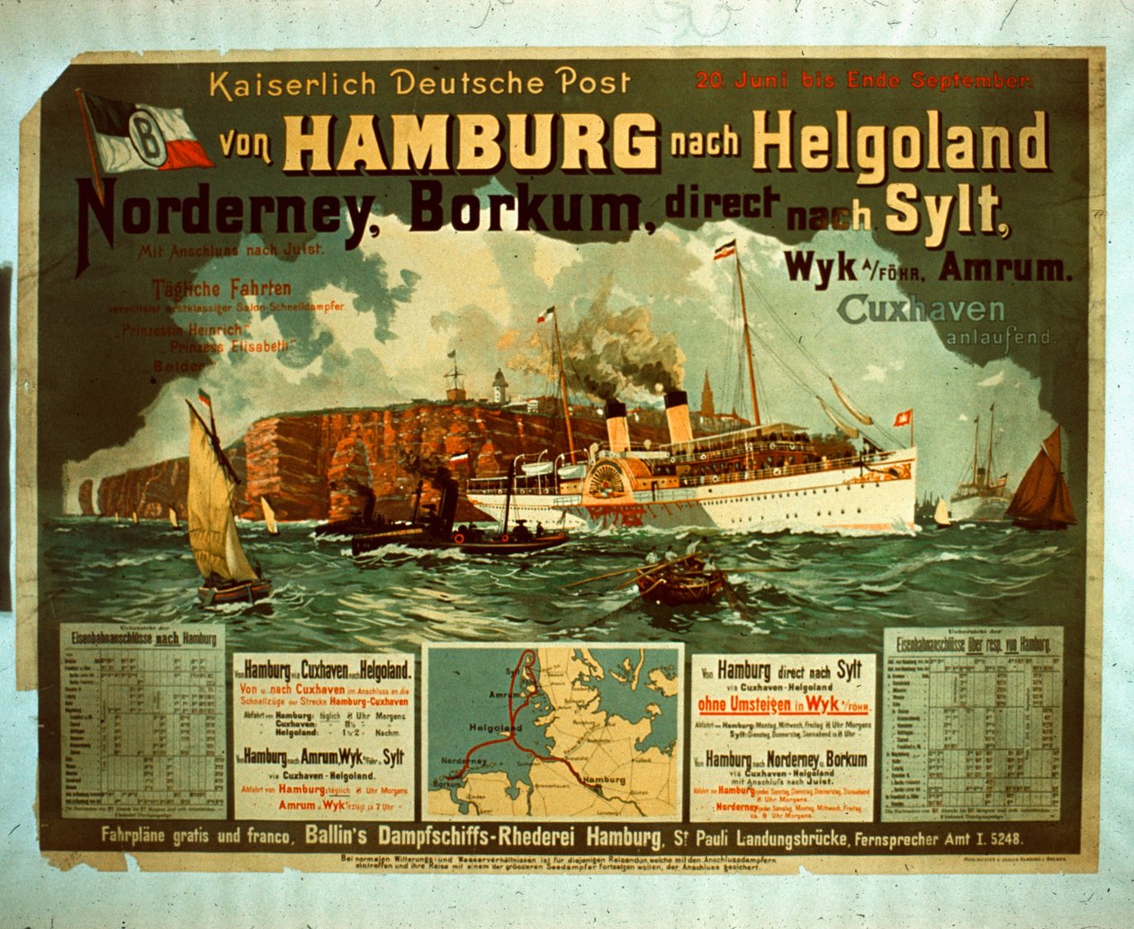 Hamburg naar Helgoland door German School