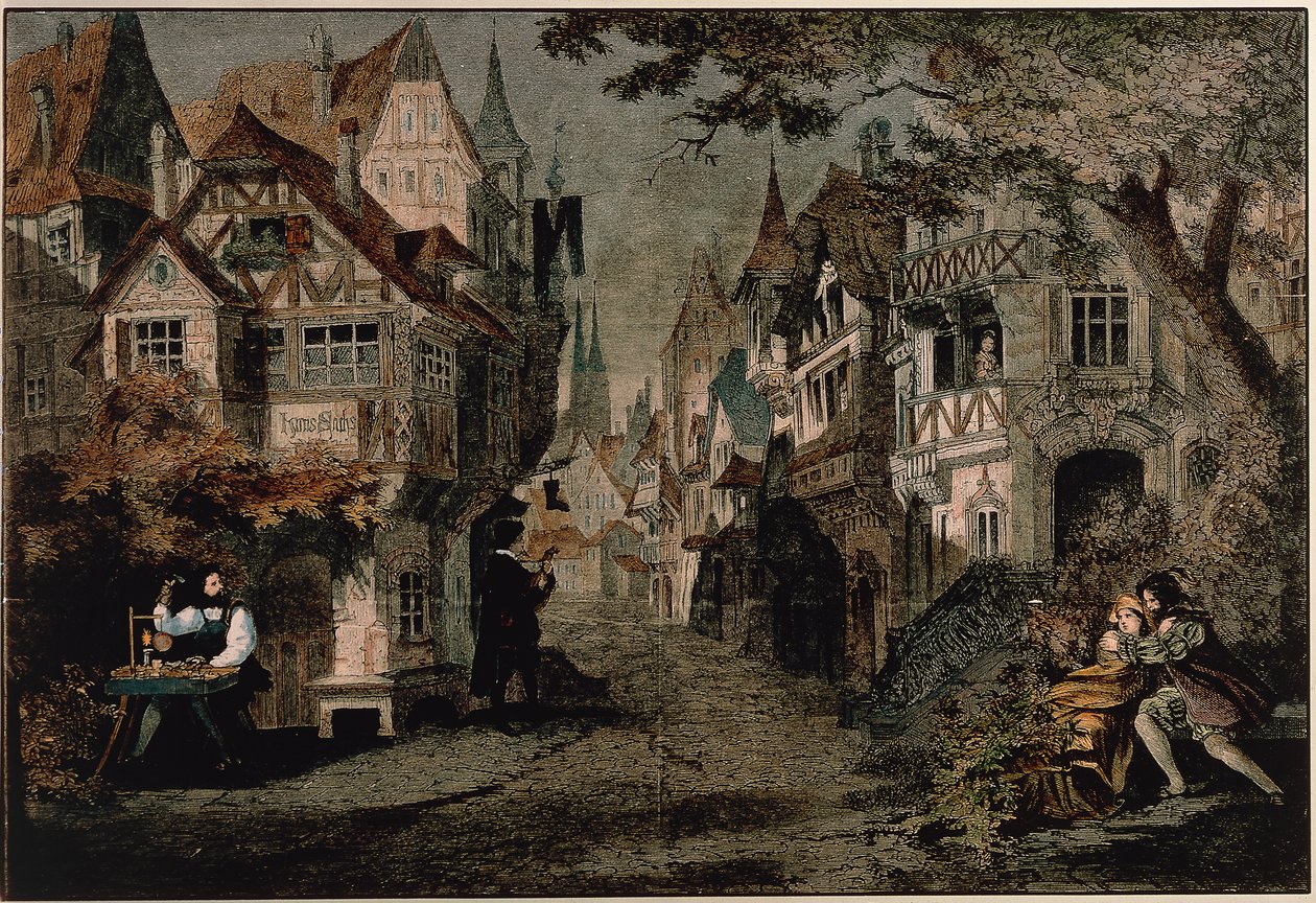 Hans Sachs, scène 2 uit 