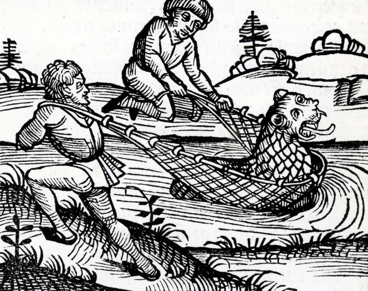 Illustratie uit de Neurenberg Kroniek, 1493 door German School