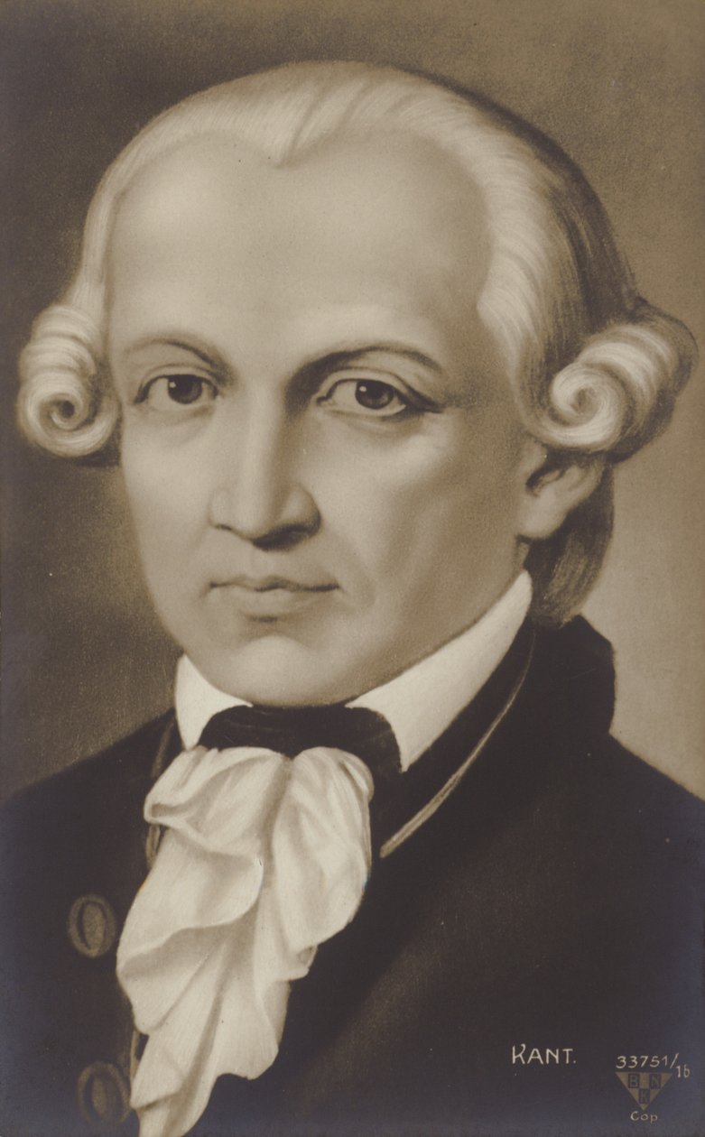 Immanuel Kant (litho) door German School