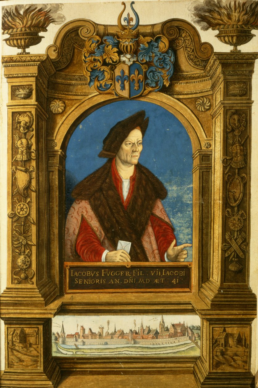 Jakob Fugger, uit Geheim Ehrenbuch des Fuggerschen Geschlechts door German School