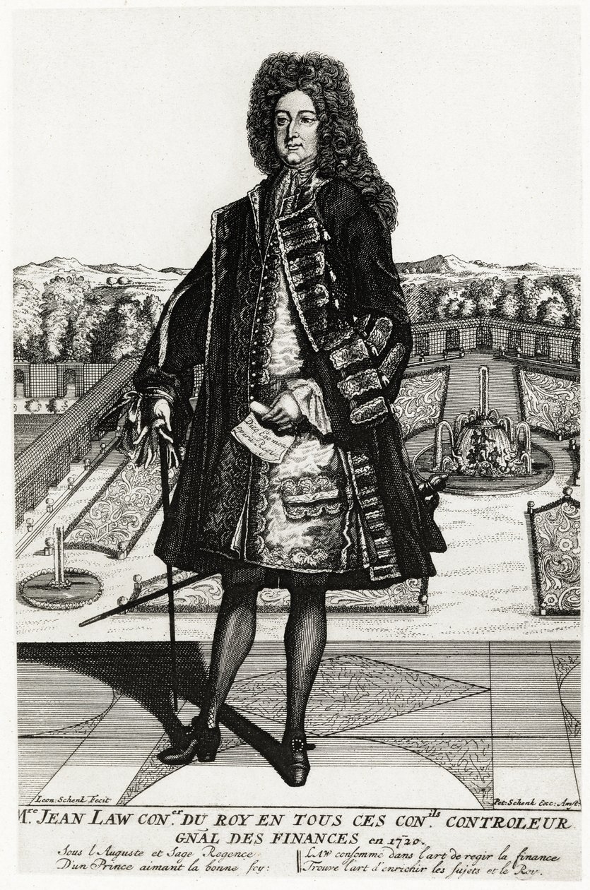 John Law van Lauriston door German School