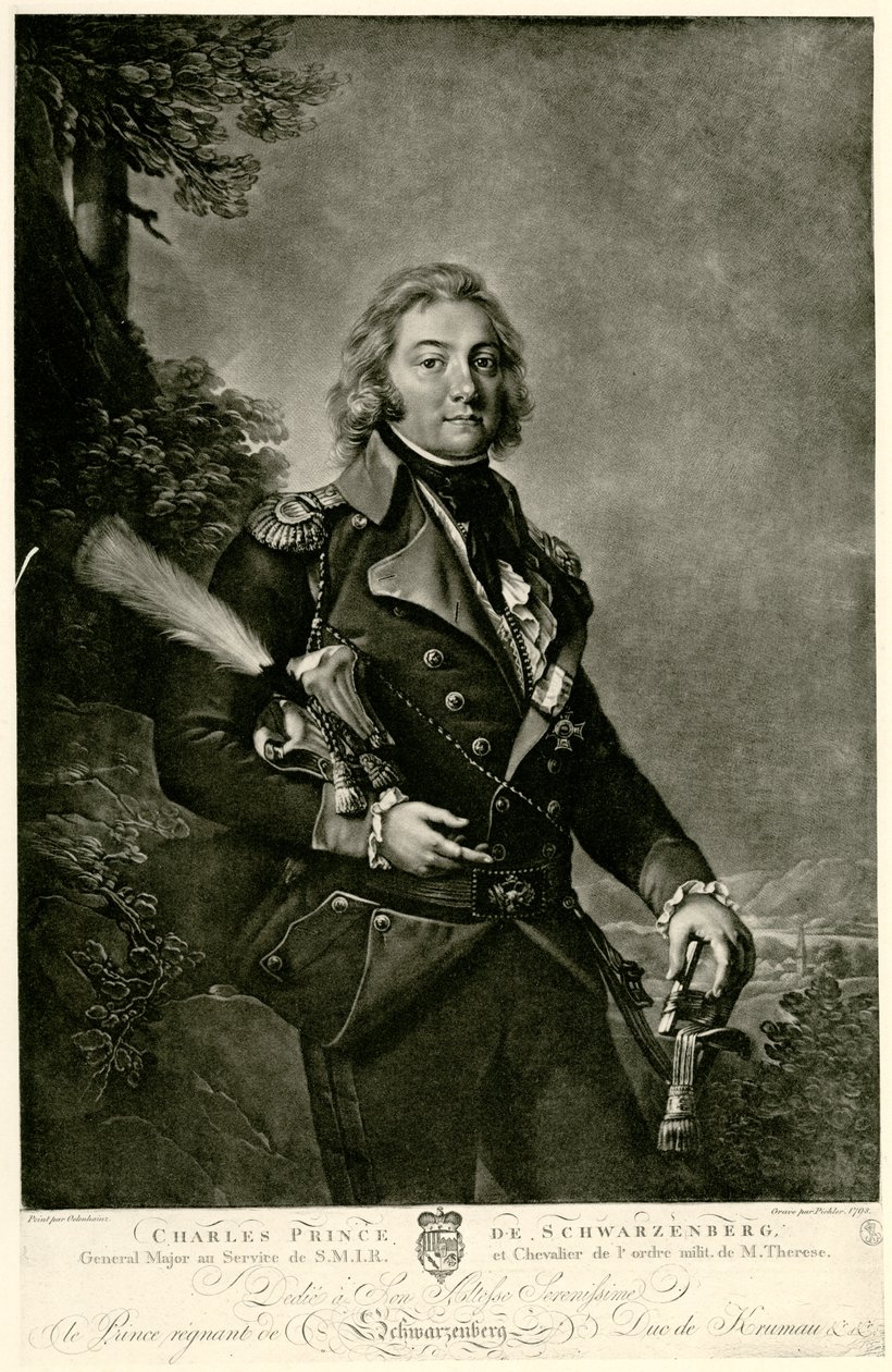 Karl Philipp Fürst zu Schwarzenberg door German School