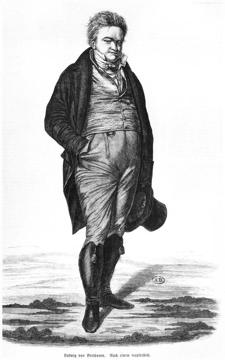 Ludwig van Beethoven (1770-1827) door German School