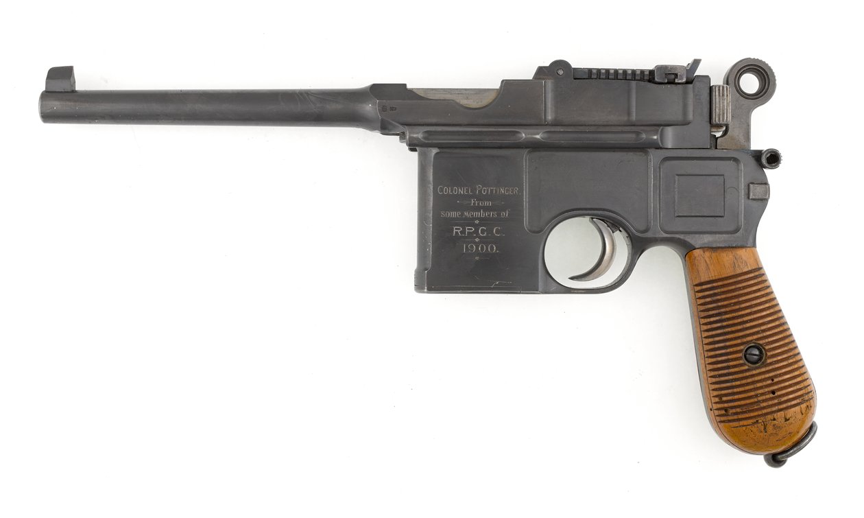 Mauser Model 1896 7.63 mm zelfladend pistool door German School