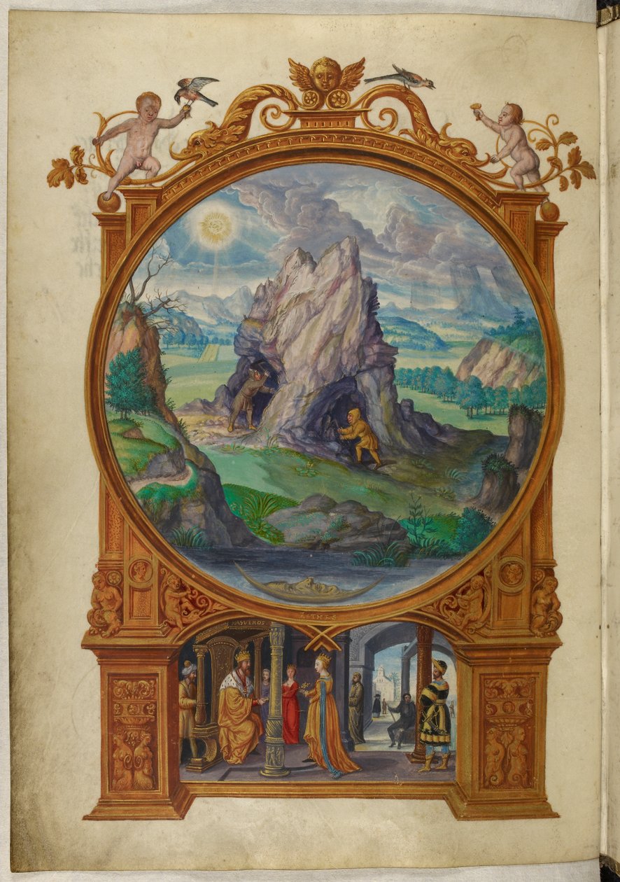 Alchemisten op zoek naar goud, de eerste parabel, uit 