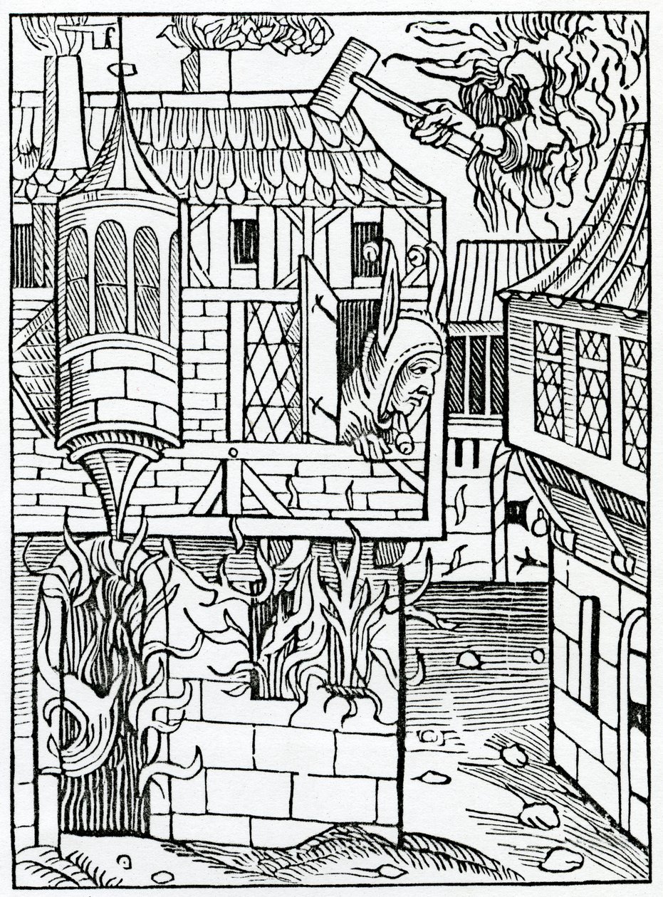 Van opscheppen of vertrouwen op fortuin, illustratie uit Alexander Barclay