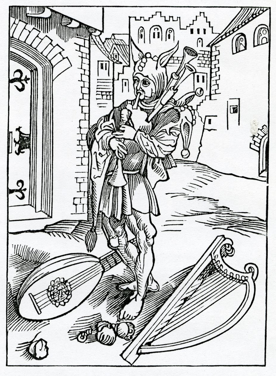 Van ongeduldige dwazen die geen correctie willen, illustratie uit Alexander Barclay