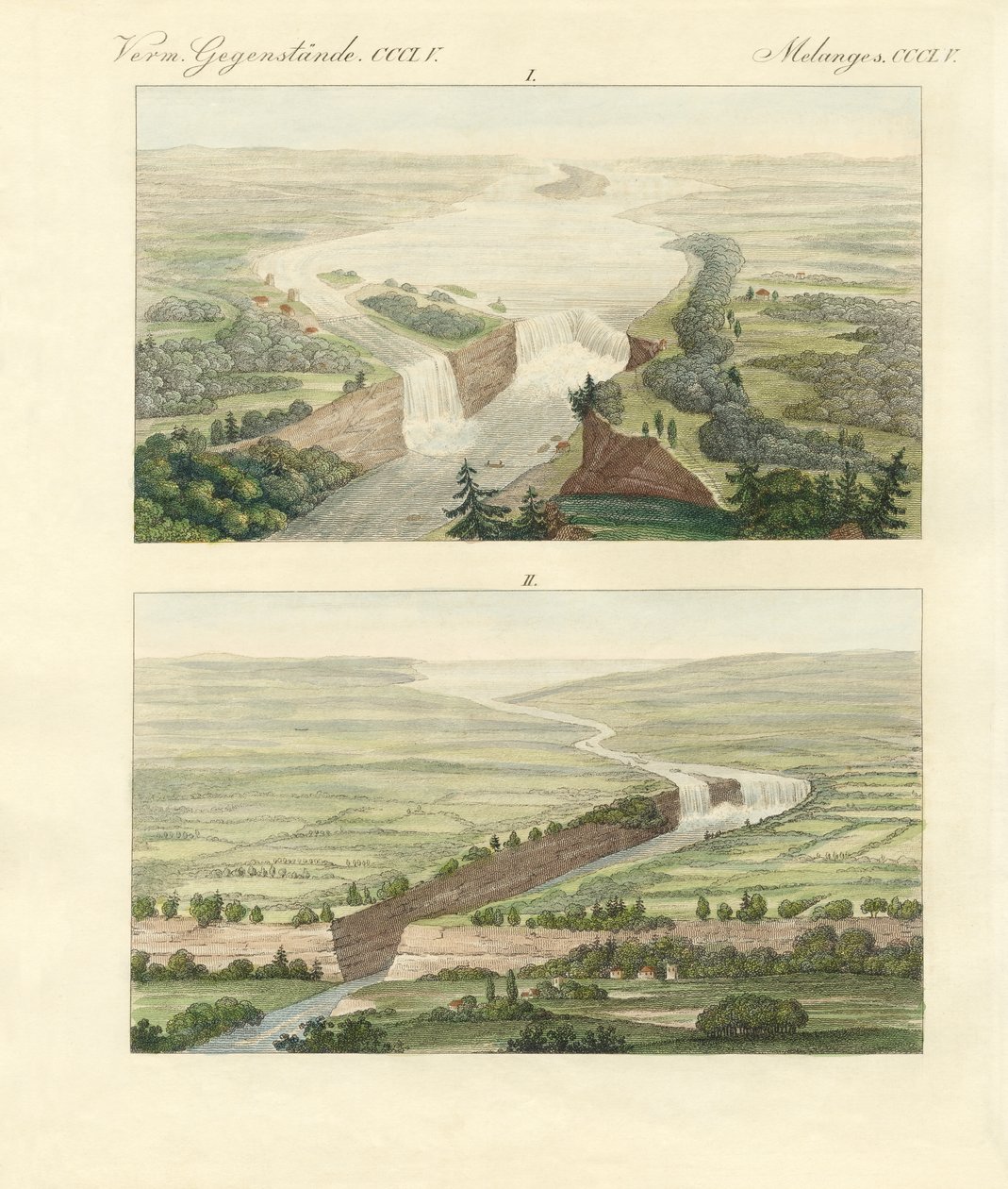 Over de Niagara-watervallen en hun omgeving door German School