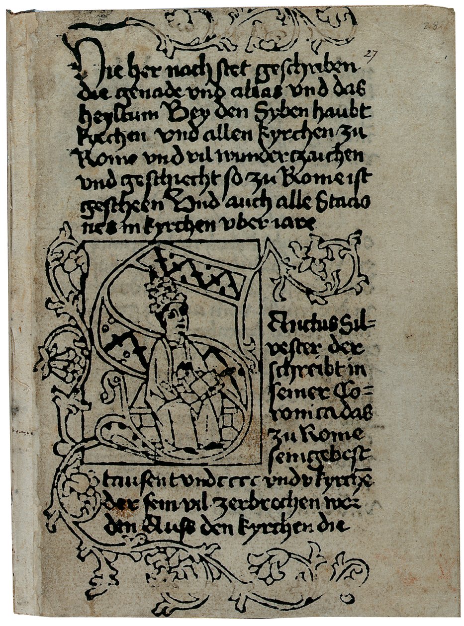Pagina uit een Duitstalige kopie van 