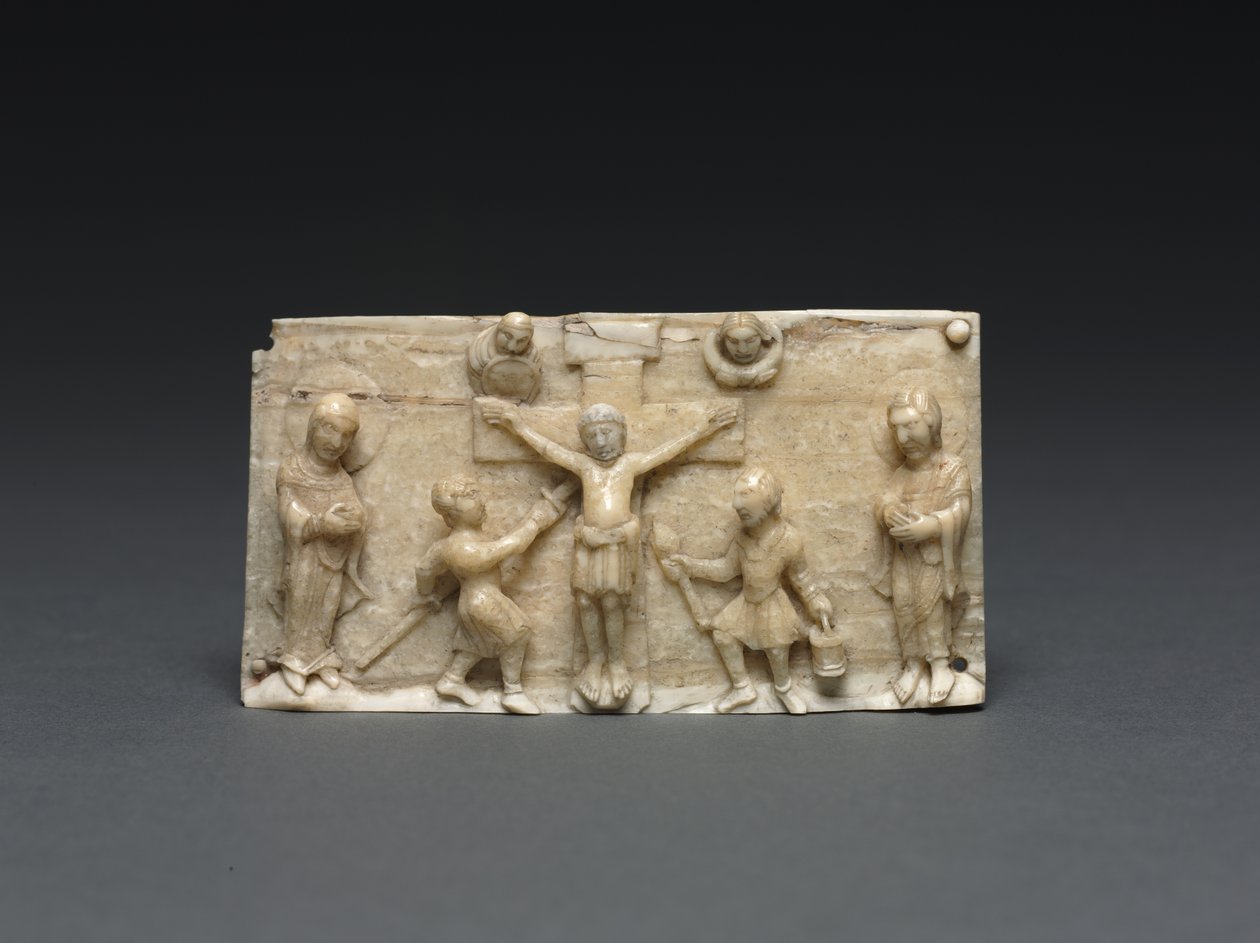 Plaquette van een Draagbaar Altaar: De Kruisiging, Neder-Rijnvallei, 1050-1100 door German School