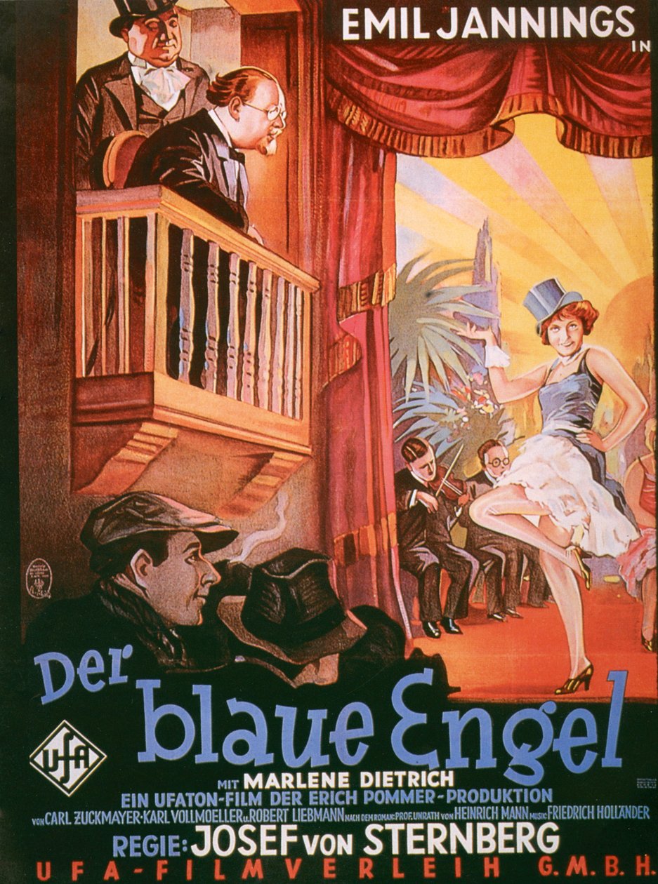 De Blauwe Engel filmposter door German School