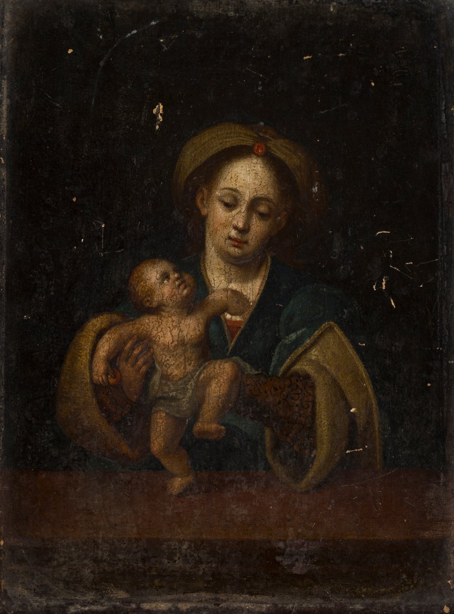 De Madonna en Kind door German School