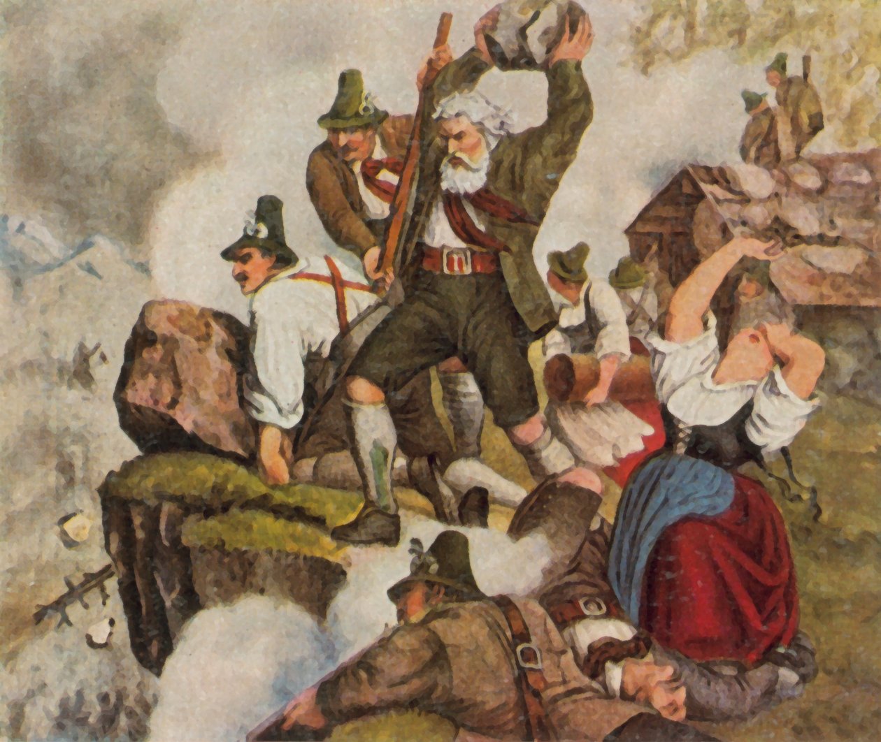 De vrijheidsstrijd van de Tirolers door German School
