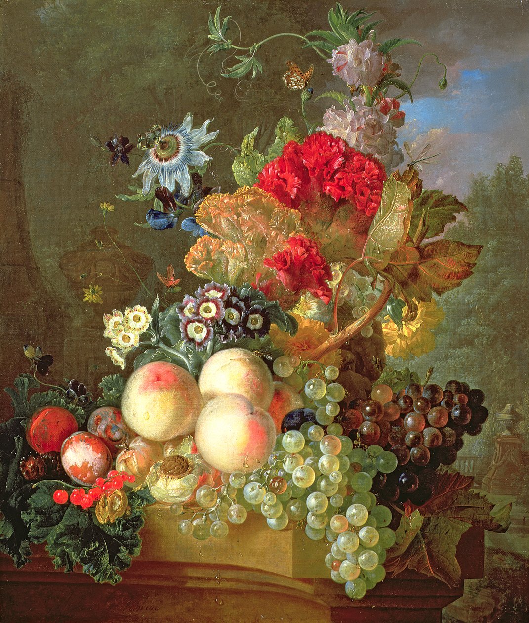 Stilleven met Aurikels door Gerrit Van Leeuwen