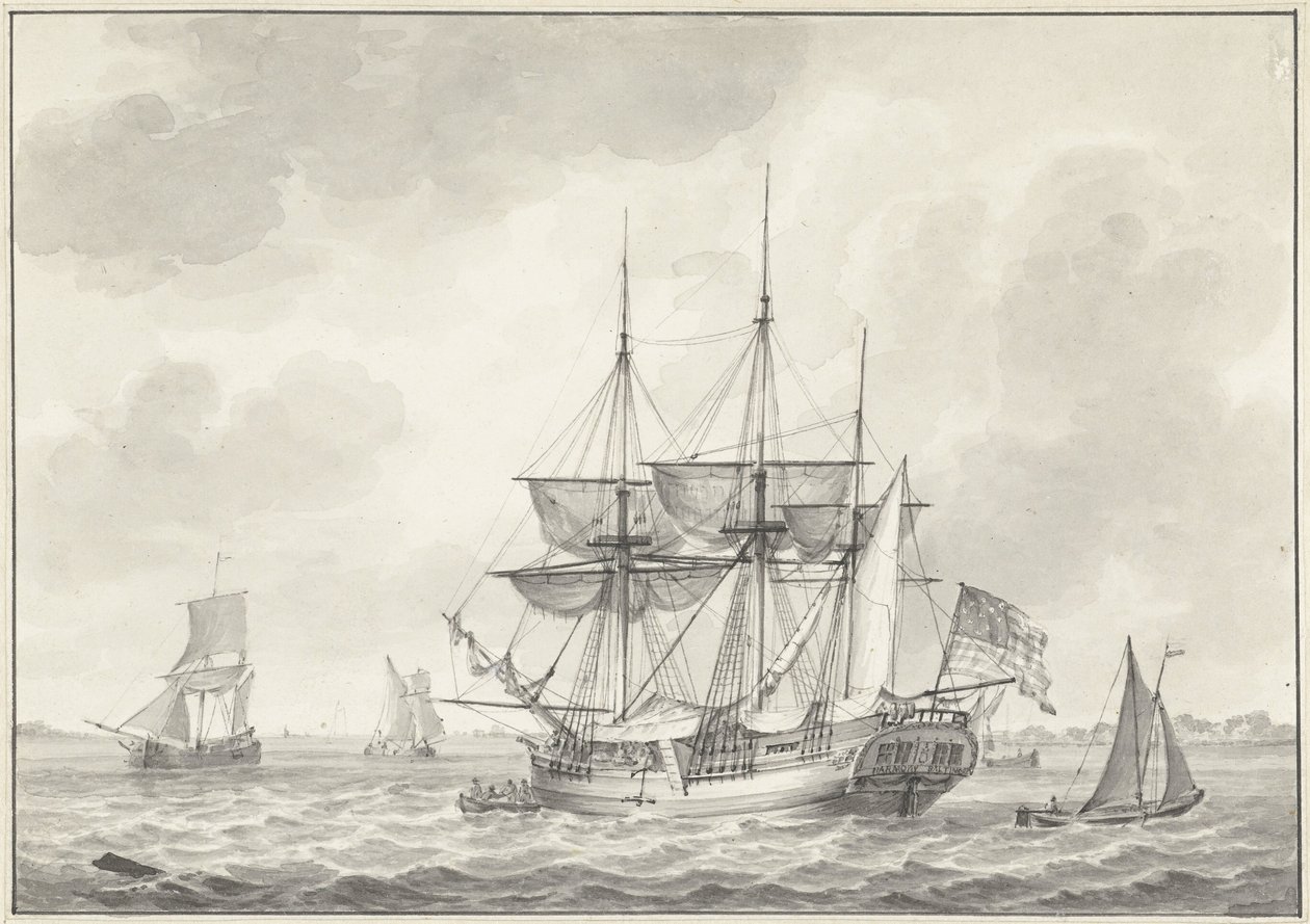 Het Amerikaanse schip Harmony Baltimore door Gerrit Groenewegen