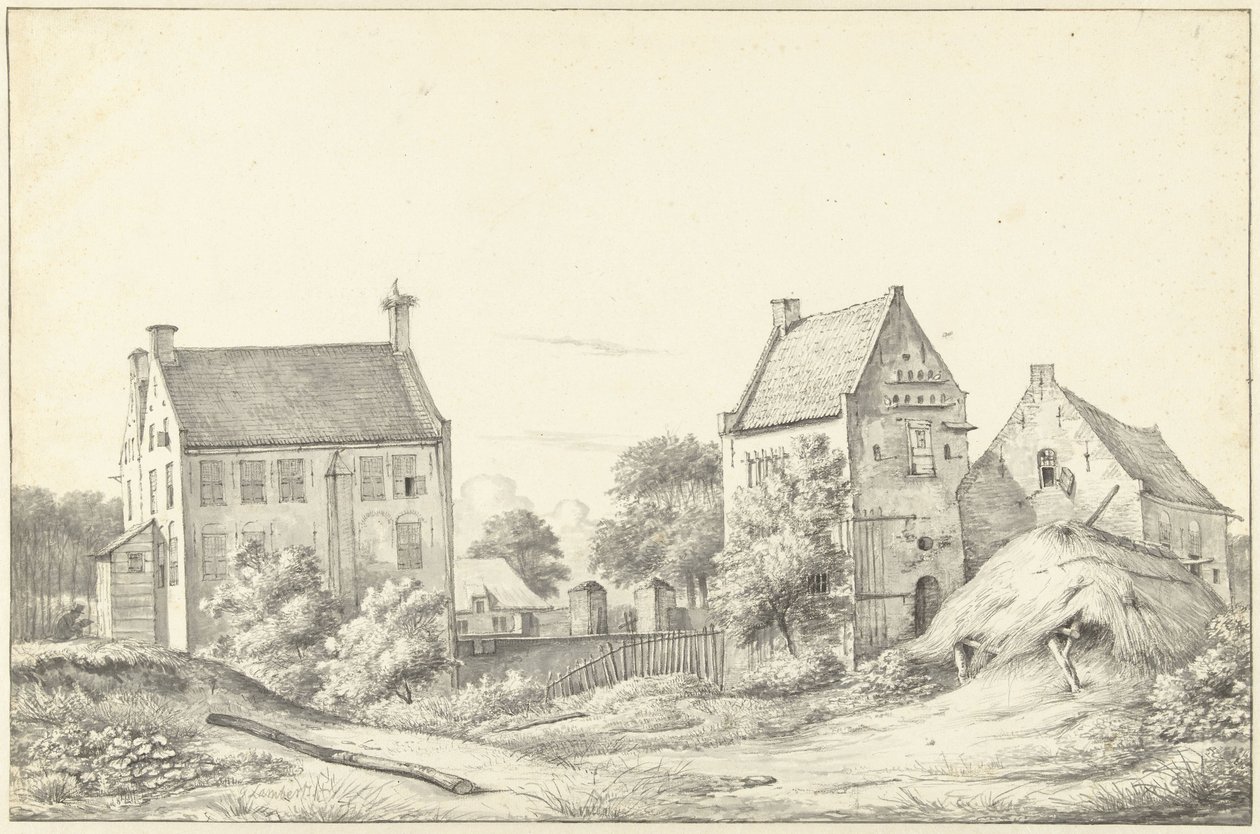 Het huis Vroonestein bij Jutphaas door Gerrit Lamberts