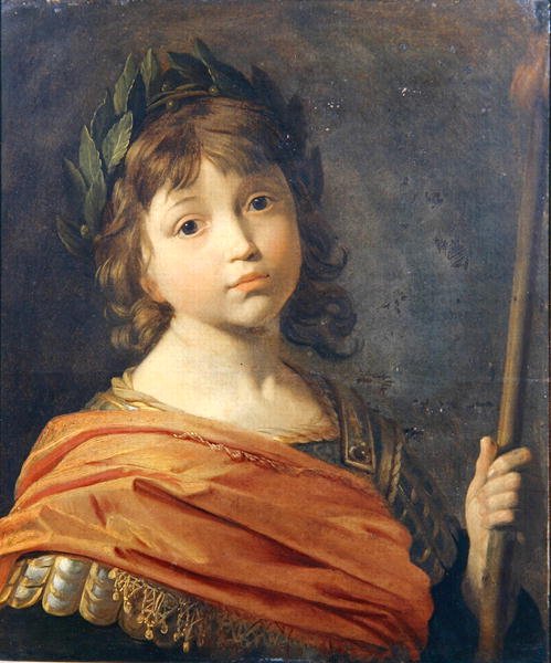 Prins Rupert (1619-82) als jongen als Mars door Gerrit van Honthorst