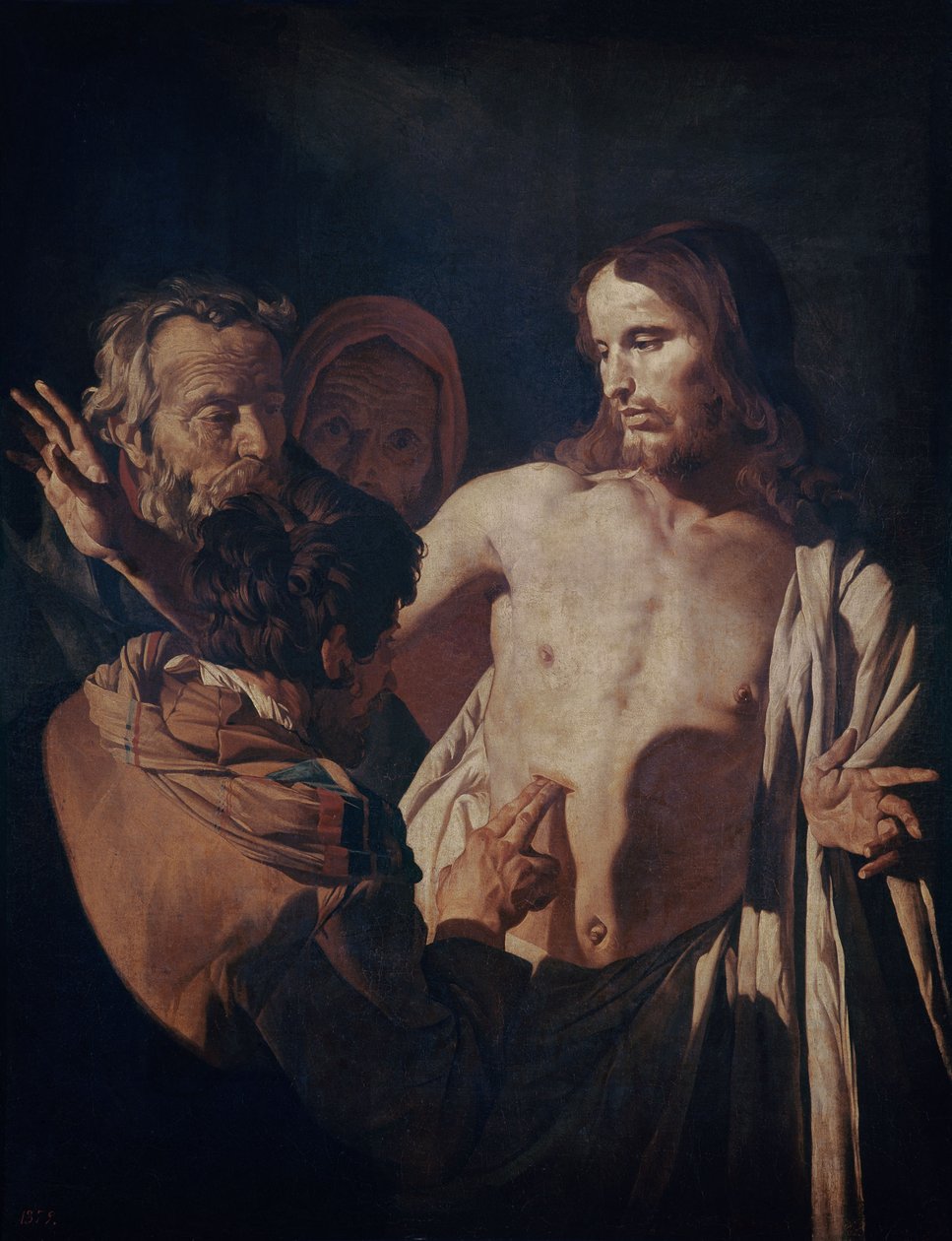 De ongelovigheid van Sint Thomas, c.1620 door Gerrit van Honthorst