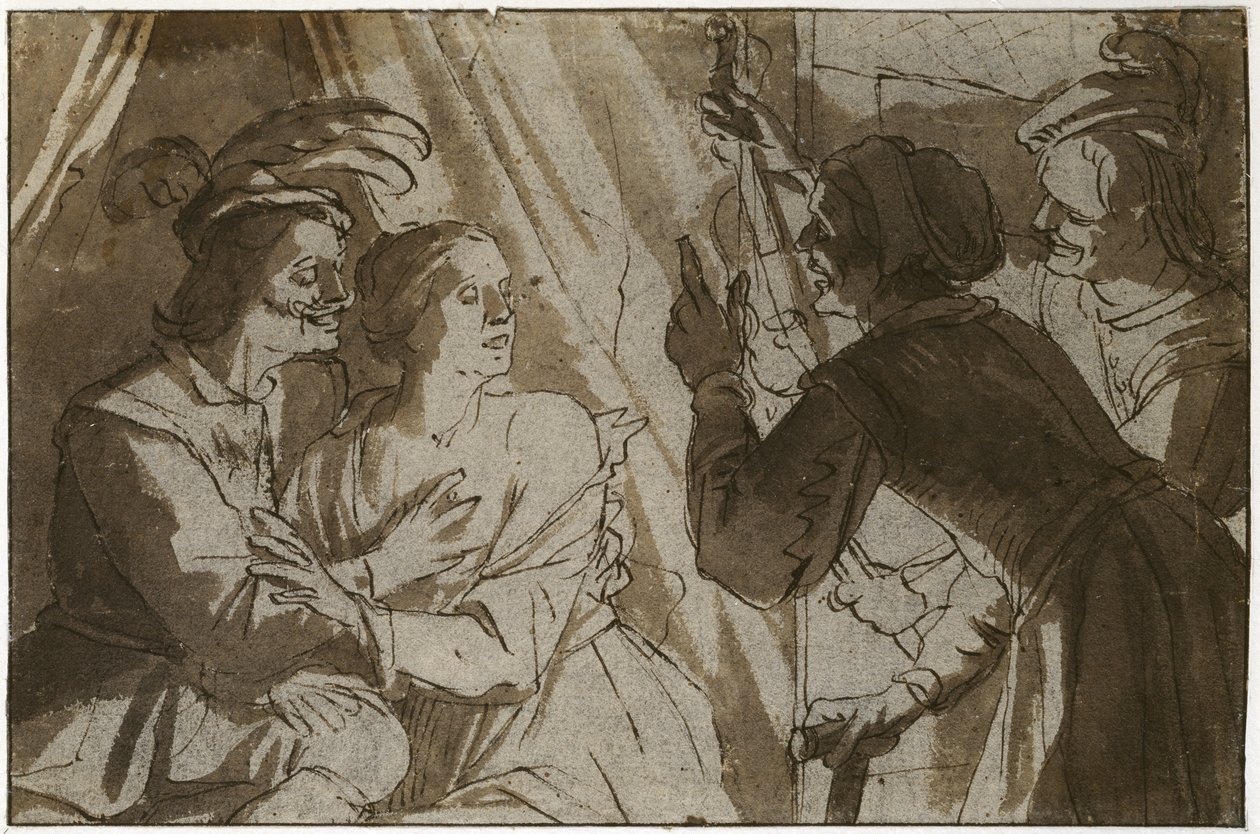 De verloren zoon door Gerrit van Honthorst