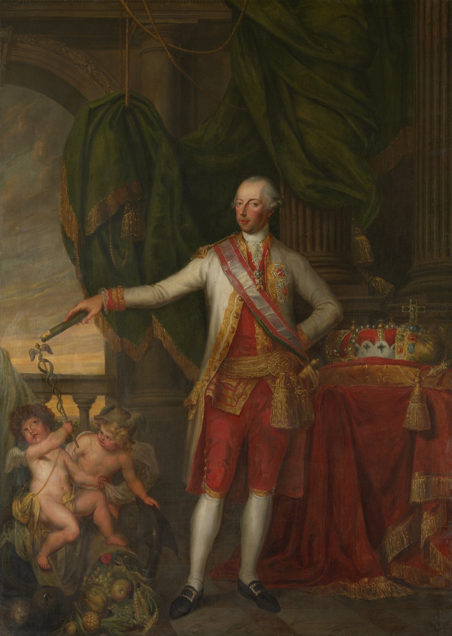 Portret van keizer Jozef II door Gertrude Cornélie Marie de Pélichy