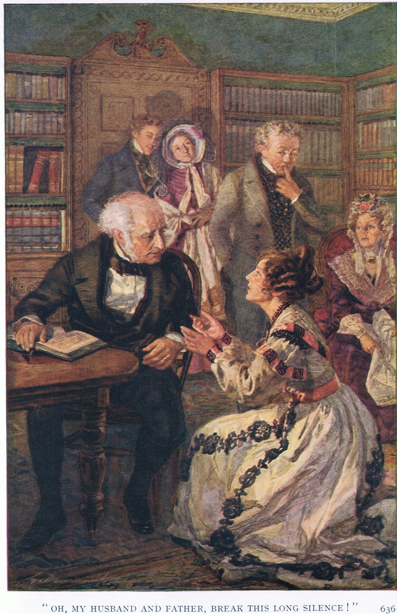 "Oh, mijn man en vader, verbreek deze lange stilte!" door Gertrude E. Demain Hammond