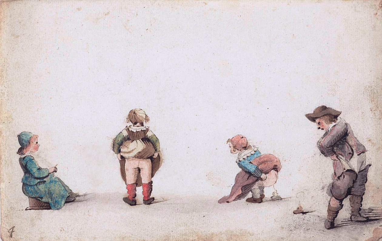 Kinderen ontlasten zichzelf door Gesina ter Borch