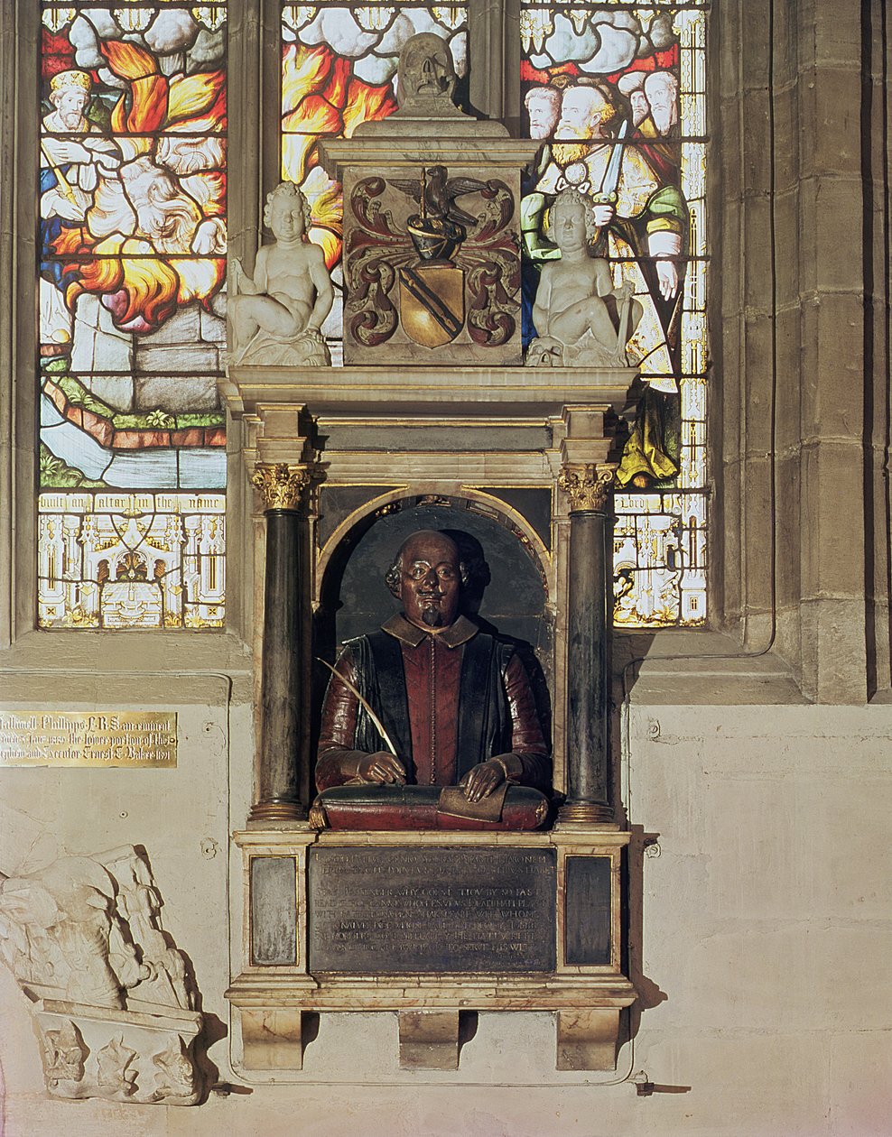 Monument voor William Shakespeare door Gheerart Janssen