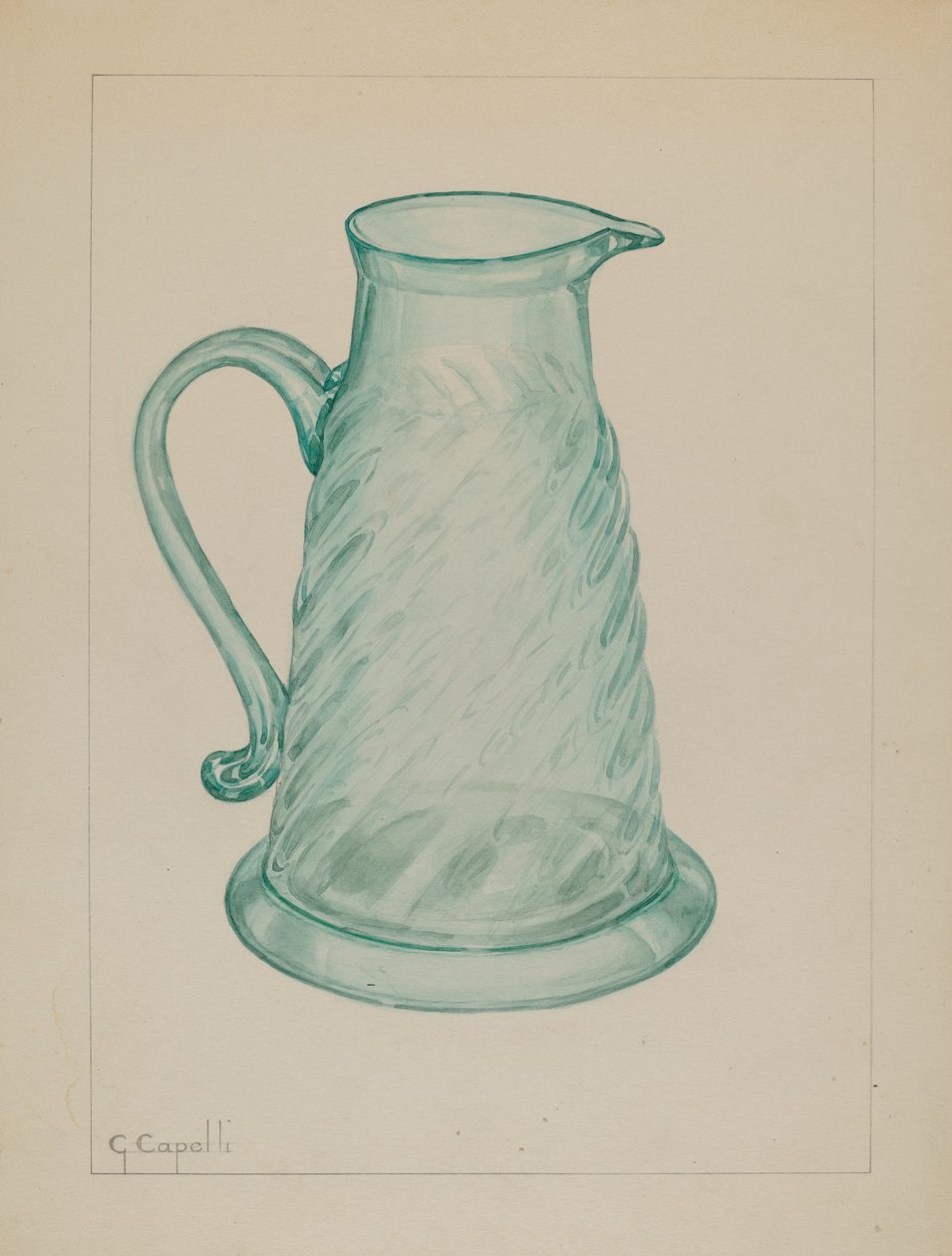 Melassekan (c. 1937) door Giacinto Capelli