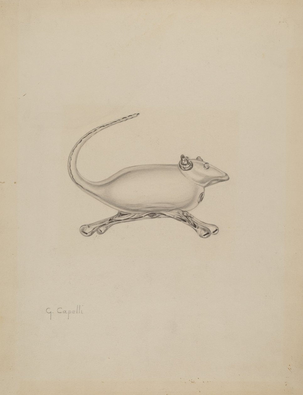 Muis, ca. 1937 door Giacinto Capelli