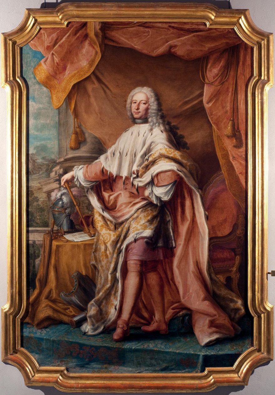 Portret van de Doge van Genua Gian Francesco II Brignole Sale door Giacomo Boni