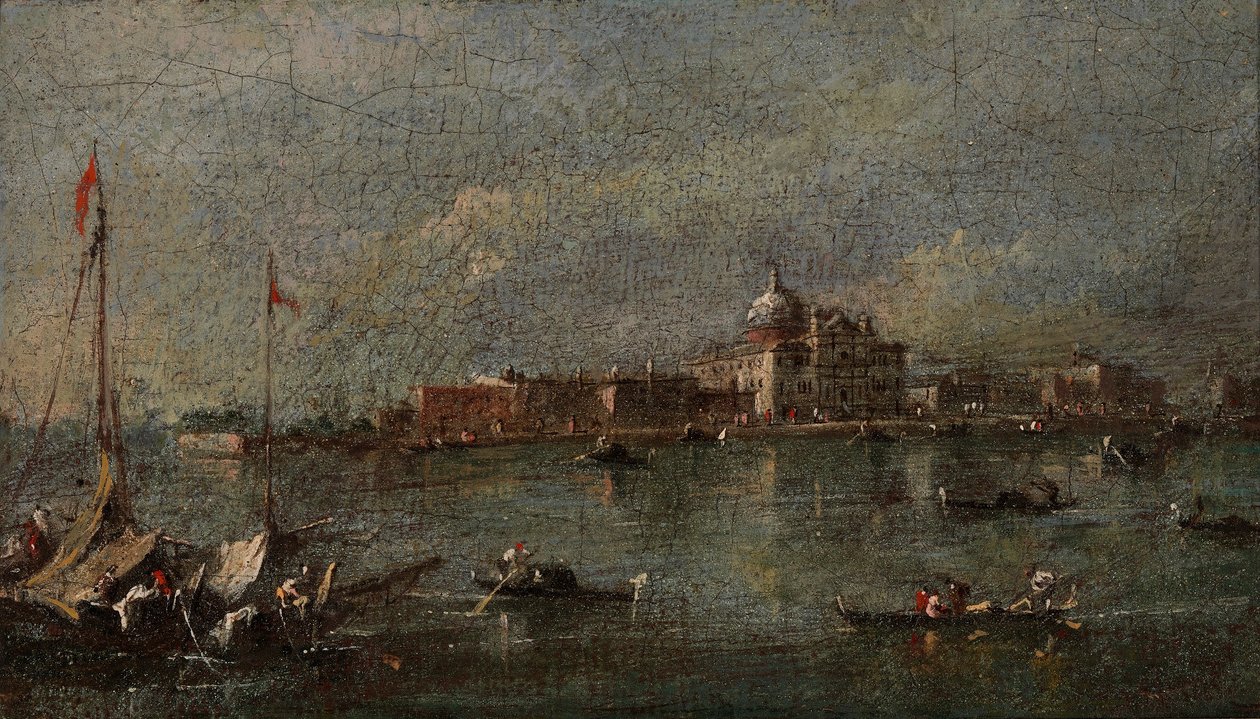 Venetiaans tafereel door Giacomo Guardi