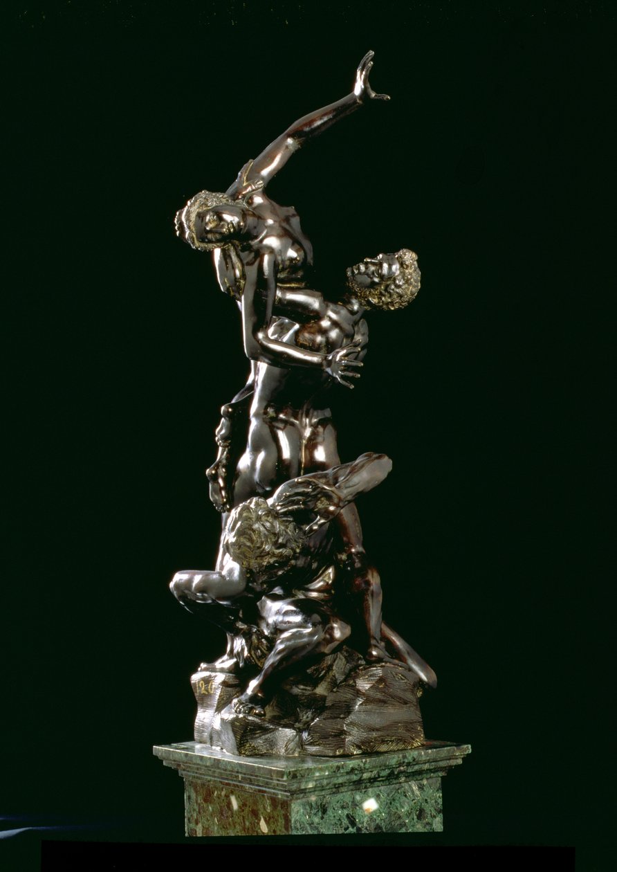 De Verkrachting van de Sabijnse Vrouwen (brons) door Giambologna